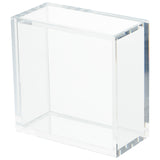 Square Acrylic Pedestal Clear 01834 Cyan Design