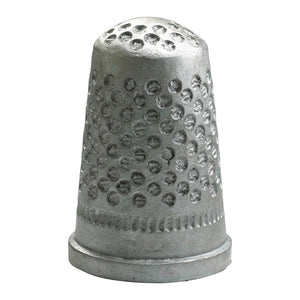 Sewing Thimble Token Sculpture Pewter 01863 Cyan Design