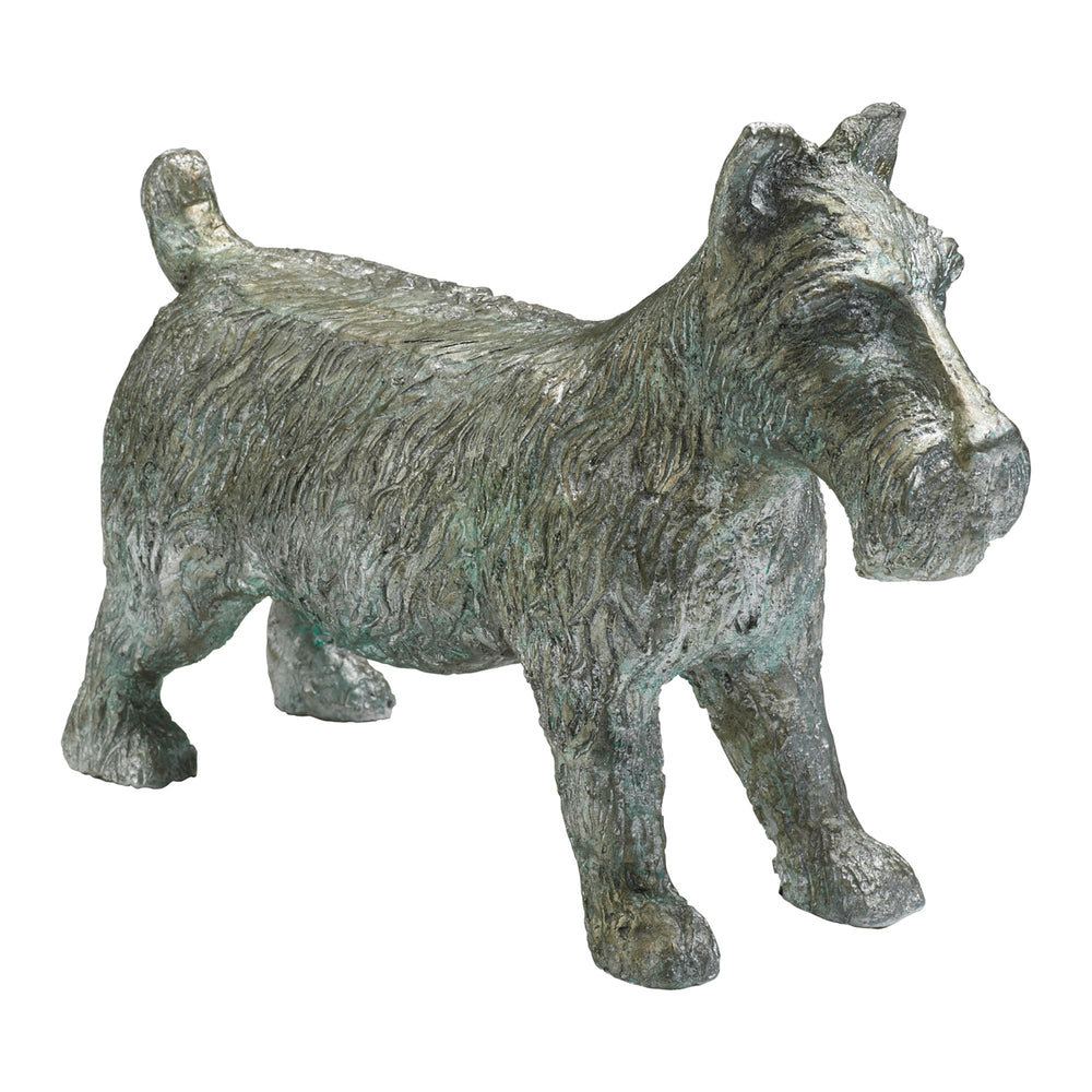 Dog Token Sculpture Pewter 01864 Cyan Design