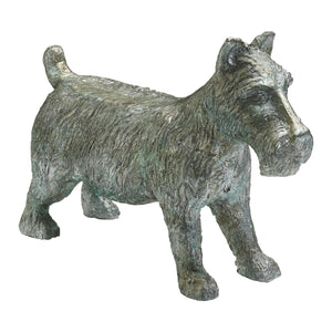 Dog Token Sculpture Pewter 01864 Cyan Design