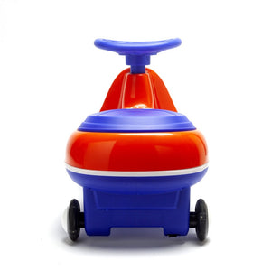 English Elm 12v Kids Ride on Twist Car with Dual Motors Led Wheels Bluetooth and Learning Content W1760P384599