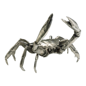 Crab Sculpture Silver Leaf 01897 Cyan Design