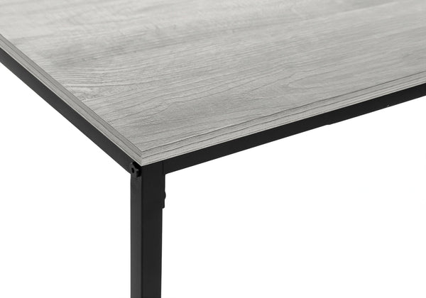 English Elm Coffee Table - Modern Grey Laminate Top With Sturdy Black Metal Base, Perfect For Small Spaces! B2710P219435