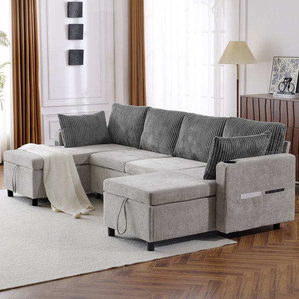 English Elm Swivel Barrel Accent Chair Chenille Tufted Round Club Seat for Living Room Lounge Grey N719S002230E