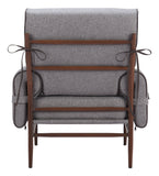 Klem Accent Chair Gray 110205 Zuo Modern