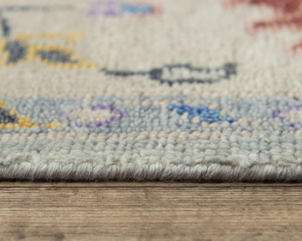Alora Decor Muse Sea Green Floral Rug Hand-Knotted 100% Hand-Spun Wool Transitional Elegance For Entryways 9' x 12' 01901910833040912