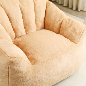 English Elm Bean Bag Chair - Luxuriously Plush Foam Sofa With Armrests, Non-Slip Base For Living Room & Bedroom Comfort W2200P313807