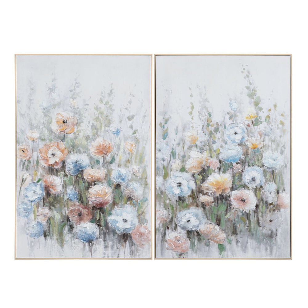 Crestview Collection Wildflowers Wall Decor - Crestview China Art Piece To Brighten Your Home With Nature's Beauty   Cvtop3505