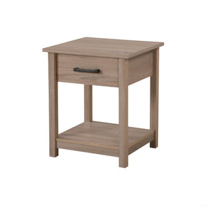 English Elm Sleek Nightstand In Warm Sandle Wood – Compact, Modern Design Perfect For Small Spaces & Storage B078112085-GIGA