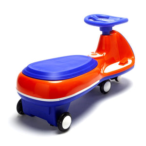 English Elm 12v Kids Ride on Twist Car with Dual Motors Led Wheels Bluetooth and Learning Content W1760P384599