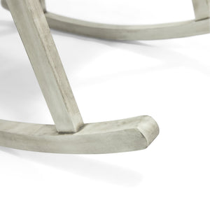 English Elm Christopher Knight Home® - CASA Acacia Rocking Chair with Water-Resistant Cushions, Rustic Outdoor Comfort & Smooth Rocking Motion Grey 46.5 L x 29.5 W x 9 H 64272.00LDGRY