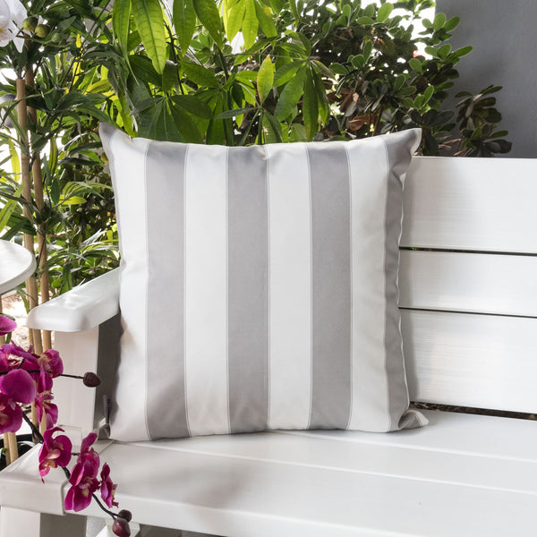 English Elm Horizon Stripe Pillow - Stylish Indoor & Outdoor Accent With Weather-Resistant Comfort & Support B357P367226