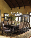 Lexington Tommy Bahama Home Edwards Dining Chair - Exquisite British Colonial Design With Rich Antique Leather And Unique Accents Tamarind  619-885-01