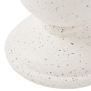 English Elm Christopher Knight Home® - MGO Speckled White Umbrella Base 24.25"H – Heavy MGO Sand-Fill Stand with Multi-Cap Fit & Tighten Knob N772P358135T