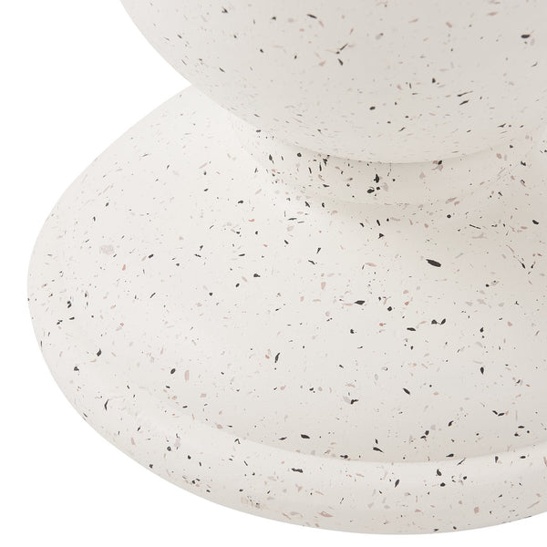 English Elm Christopher Knight Home® - MGO Speckled White Umbrella Base 24.25"H – Heavy MGO Sand-Fill Stand with Multi-Cap Fit & Tighten Knob N772P358135T