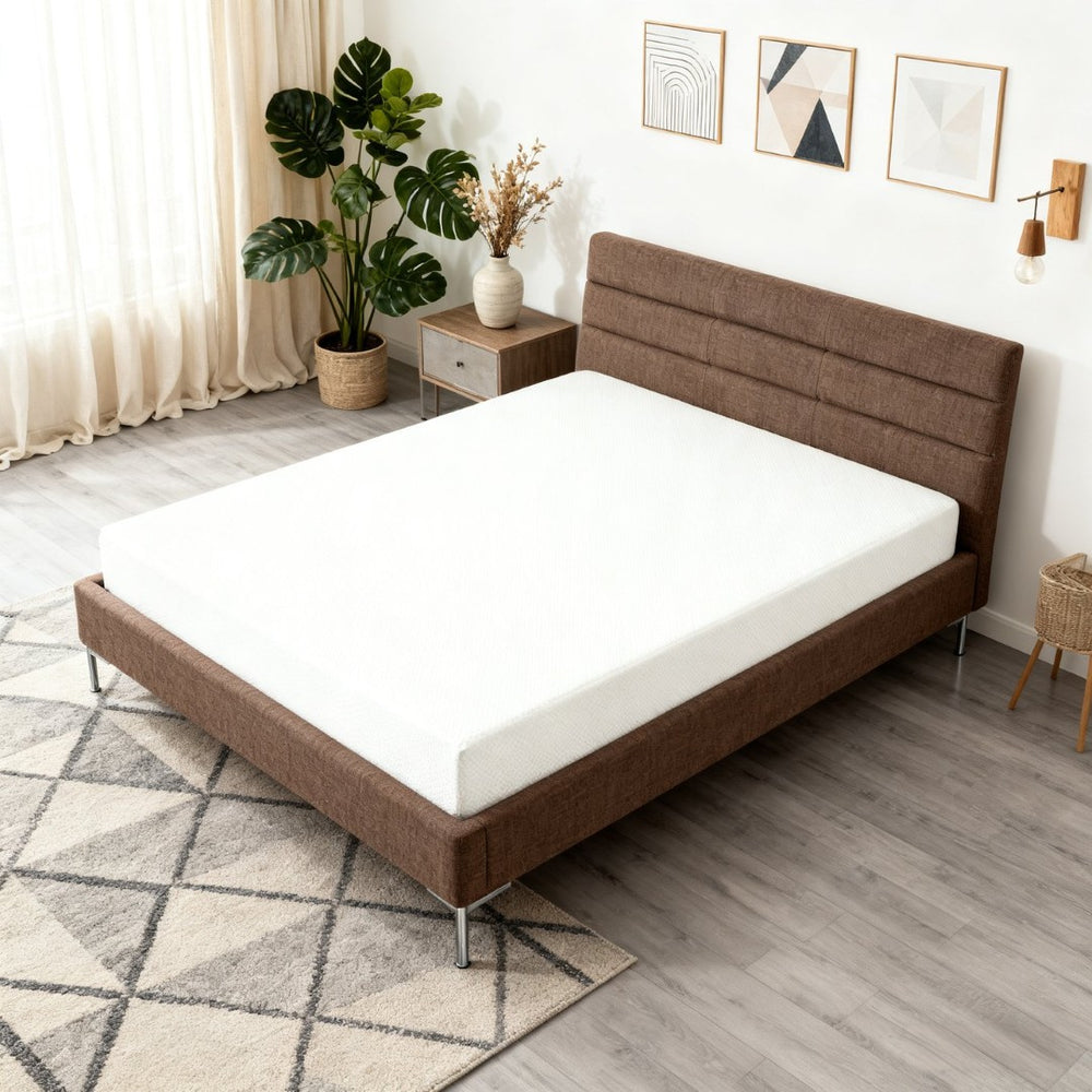 English Elm 8 Inch Twin Memory Foam Mattress Fiberglass Free Green Tea Charcoal Infused Sleep W311P371371