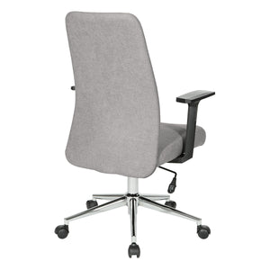 OSP Home Furnishings Evanston Office Chair Fog