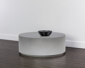 Sunpan Perfetti Coffee Table - Contemporary Ombre Grey & White Concrete Design for Stylish Living Spaces