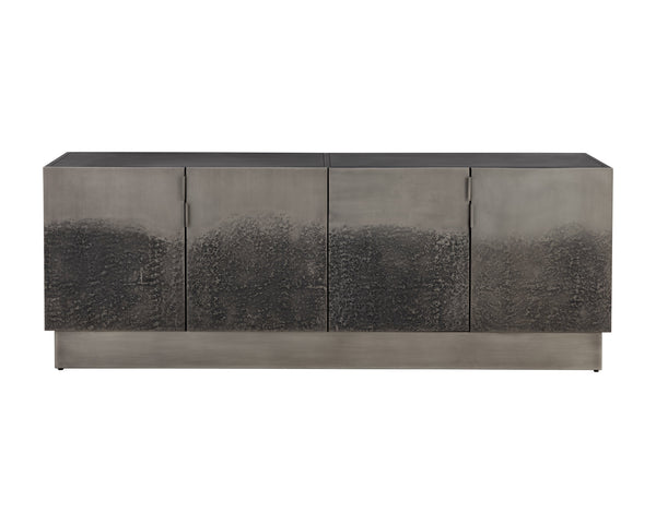 Sunpan Caddo Sideboard - Handcrafted Indian Design with Antique Nickel Doors, Stylish Storage Solution & More!