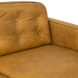 English Elm Ashcroft Furniture - Braxton Tan Leather Sofa