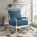 OSP Home Furnishings Kaylee Spindle Chair Navy