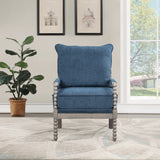 OSP Home Furnishings Abbott Chair Azure