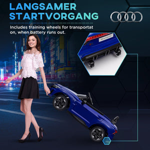 English Elm Aosom Licensed Audi 12v Electric Ride on Toy Car with Remote Suspension and Lights W2225P229544