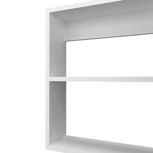 English Elm Medicine Compact Wall Cabinet with Mirror Door, Engineered Wood Storage, Durable, Space-Saving Design White 24.8 L x 20.08 W x 3.94 H B097P250869
