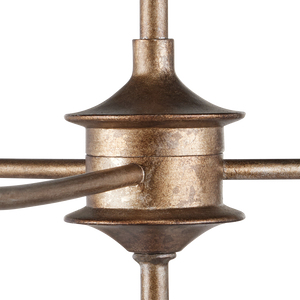 Nottaway Bronze Grande Chandelier - Elegant Pyrite Finish, Adjustable Height for Traditional Spaces