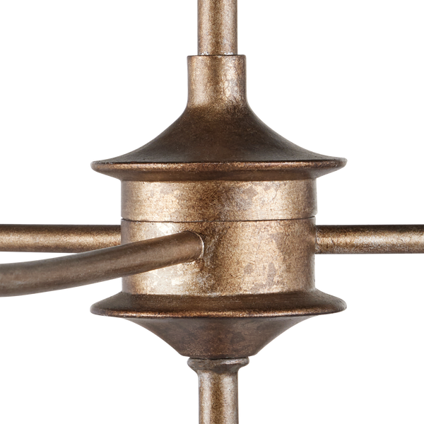 Nottaway Bronze Grande Chandelier - Elegant Pyrite Finish, Adjustable Height for Traditional Spaces