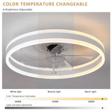 English Elm Ceiling Fan With Lights Dimmable Led