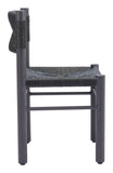 Iska Dining Chair - Set of 2 Black 704049 Zuo Modern