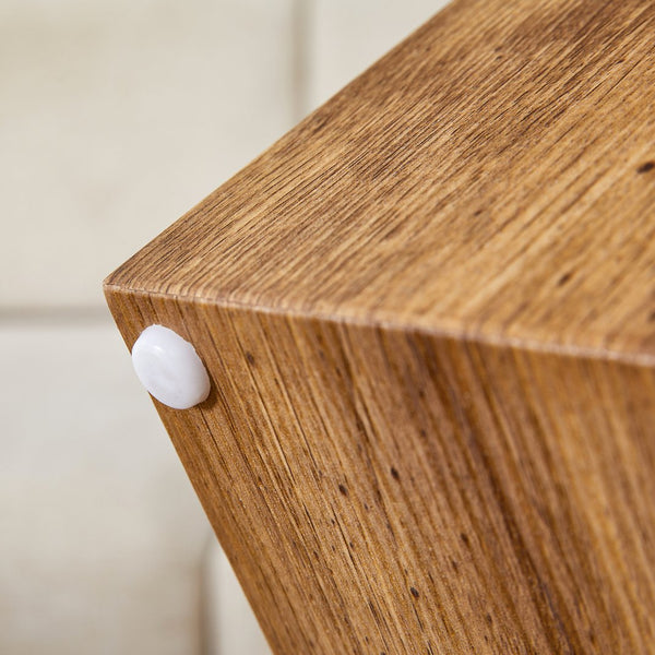 English Elm The detachable double-decker coffee table — Wood MDF, quick 10–15 min assembly, anti-collision, easy-clean modern design W1151P184841