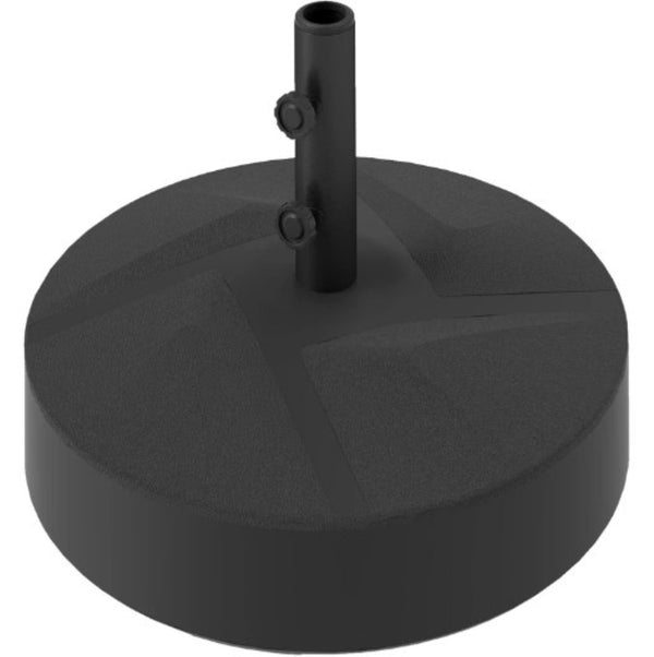 English Elm Holder Hdpe Fillable Patio Umbrella Base with Dual Knobs for Secure Outdoor Anchoring T3971P425833