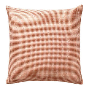 English Elm Ria Cotton Throw Pillow Desert Pink Square Accent for Sofas Chairs and Bedroom Benches B2769P498432