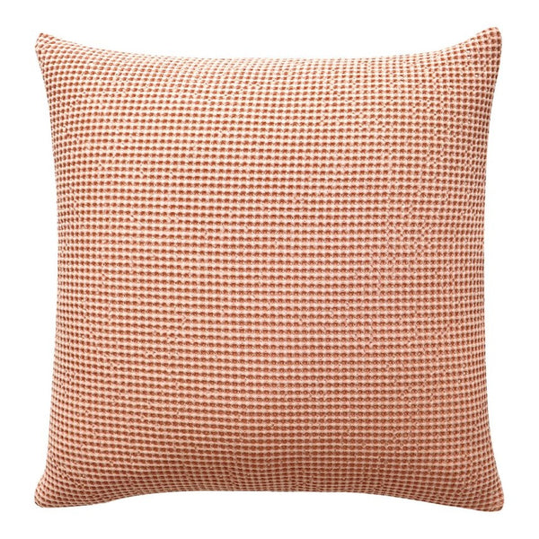 English Elm Ria Cotton Throw Pillow Desert Pink Square Accent for Sofas Chairs and Bedroom Benches B2769P498432