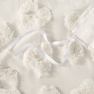 English Elm Animal Chenille Duvet Cover Set - Cozy & Playful Full/Queen Bedding With Whimsical Design & Comfort B035P294496