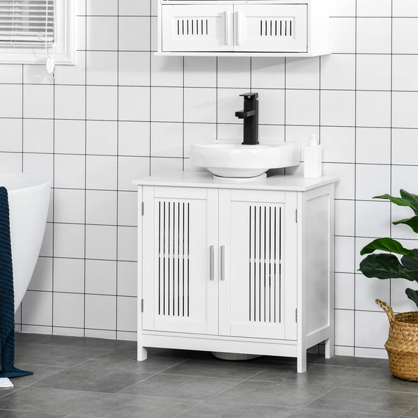 English Elm kleankin Wall-Mounted Medicine Cabinet with Mirror — Stainless Steel Waterproof Storage, Soft-Close Doors, 15x24 White W2225P200766