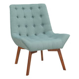 OSP Home Furnishings Shelly Tufted Chair Sea