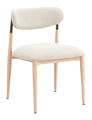 Zuo Modern Equinox Armless Dining Chair Set Of 2 - Stylish Modern Design For Elegant Hospitality Spaces Gray 100% Polyester,Steel 110852-zuo-modern