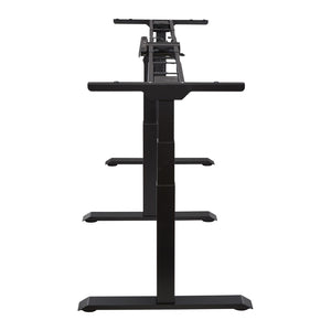 OSP Home Furnishings 3-way Adjustable Table Base with Three Height Positions for Dining or Work Surfaces Black OYF333-BK