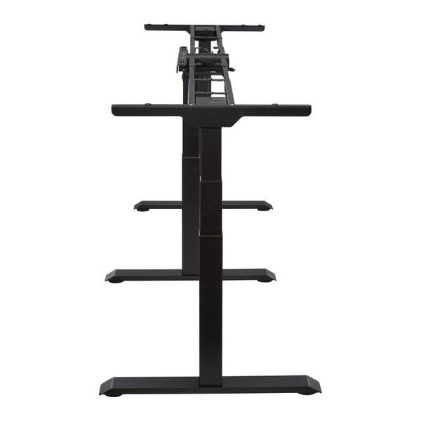 OSP Home Furnishings 3-way Adjustable Table Base with Three Height Positions for Dining or Work Surfaces Black OYF333-BK