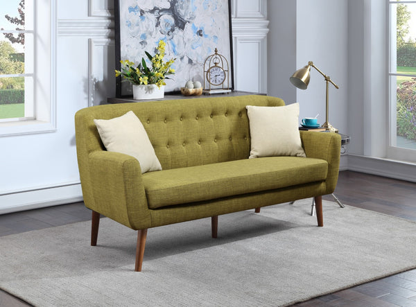 OSP Home Furnishings Mill Lane Sofa Green