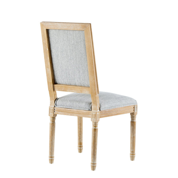 English Elm Christopher Knight Home® - [Set Of 2] French Country Dining Chairs - Vintage Cane Backrest & Plush Upholstered Seats - Rustic Elegance For Your Home N767P263677G