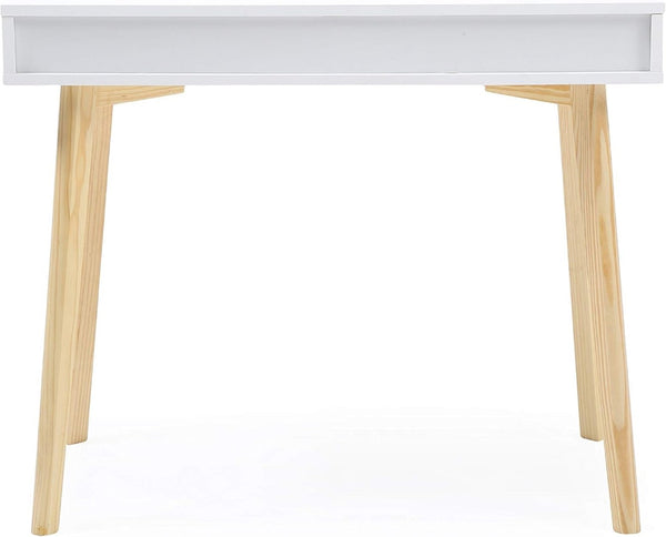 English Elm Modern Laurel Marbled Writing Desk with Drawers for Study Bedroom or Dorm B011P236745