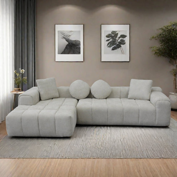 English Elm Modern Chenille Tufted Sleeper Sofa with Usb Port and Storage for Guest Rooms W1183S00008