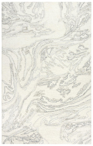 Alora Decor Peace Hand-Tufted Wool Rug With Marble-Inspired Pattern, Luxurious Soft Loop Pile For Elegance 8'9" x 11'9" 02002010100378919