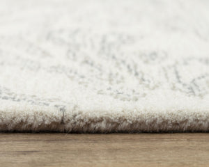 Alora Decor Peace Hand-Tufted Wool Rug With Marble-Inspired Pattern, Luxurious Soft Loop Pile For Elegance 8'9" x 11'9" 02002010100378919