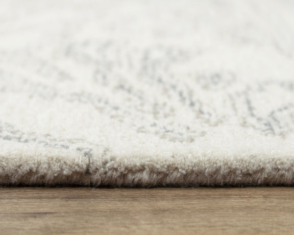 Alora Decor Peace Hand-Tufted Wool Rug With Marble-Inspired Pattern, Luxurious Soft Loop Pile For Elegance 8'9" x 11'9" 02002010100378919