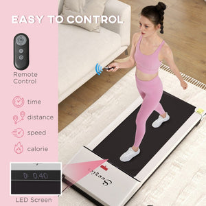 English Elm Soozier Walking Pad Treadmill Slim Portable Under Desk Design with Led and Remote W2225P200742